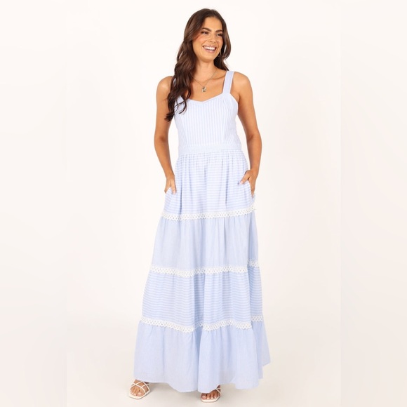 Petal & pup striped maxi dress nwot - Picture 1 of 4